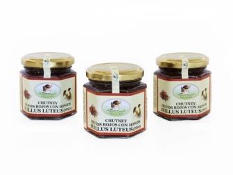 Chutney con hongos de pino